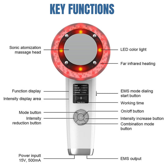 Multifunction 8 in 1 Slimming Beauty Device