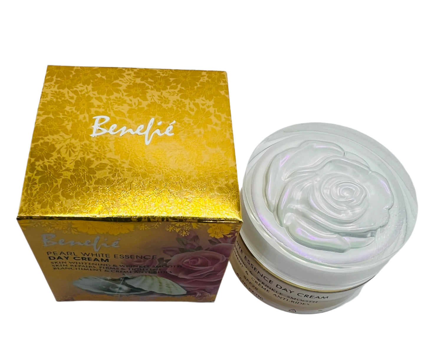 Benefie' Pearl White Essense Day Cream  0.5 oz/ 15g