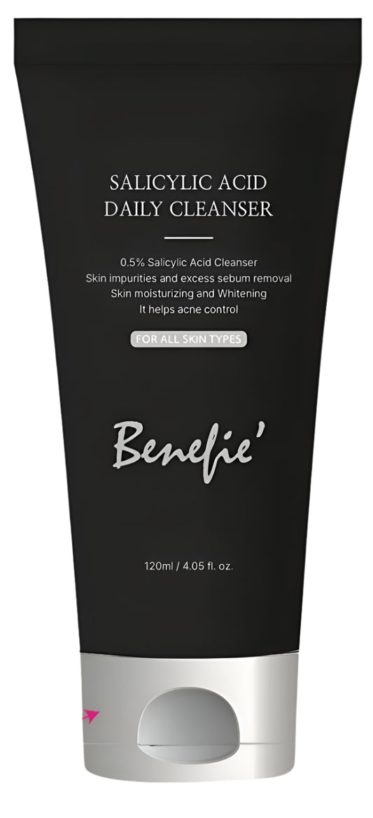 Benefie' SALICYLIC ACID DAILY CLEANSER 120ml  MADE IN KOREA