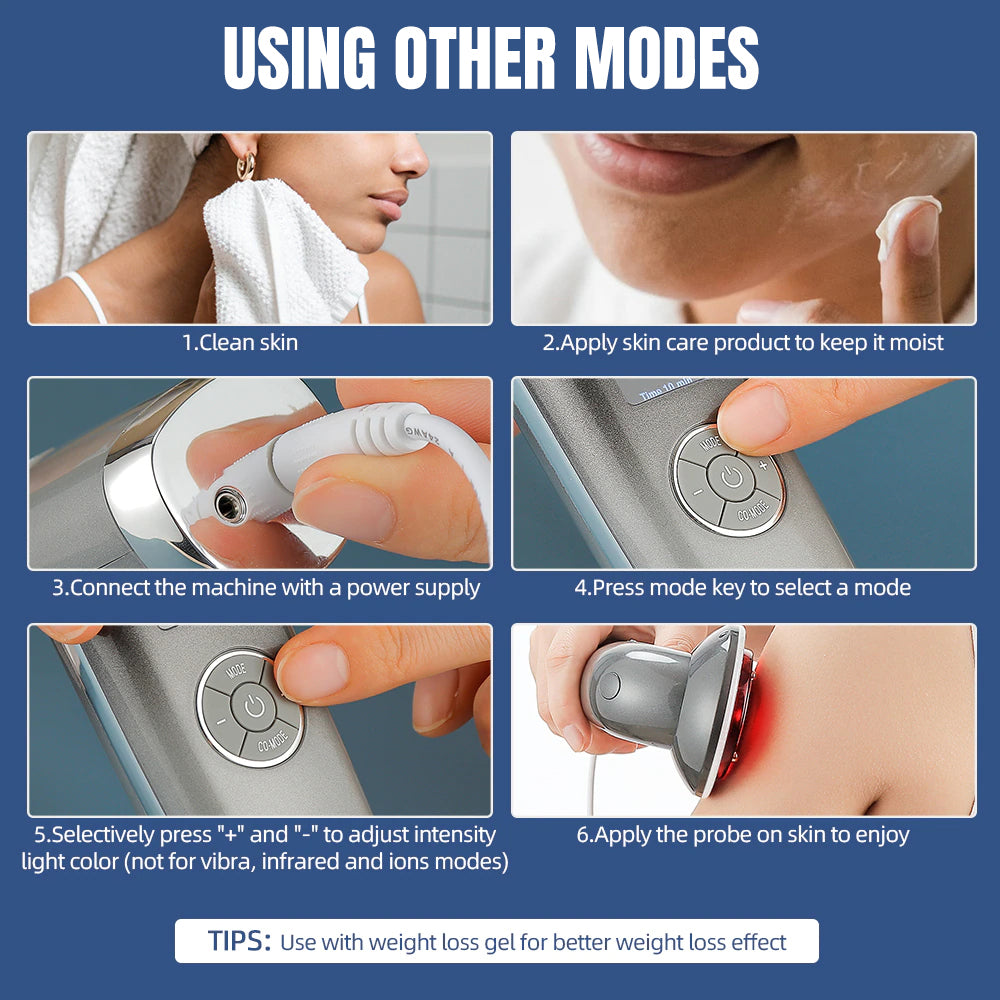 Multifunction 8 in 1 Slimming Beauty Device